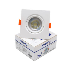 داون لايت - 7 وات - فيامكو - متحرك - مربع - عدسة سامسونج  - متعدد الألوان