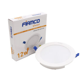داون لايت - 12 وات - فيامكو - عدسة سامسونج - دائرى - متعدد الألوان
