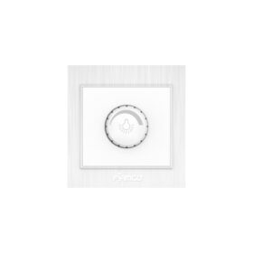 مفتاح تحكم للمروحة - 250 وات - فيامكو - أبيض - مودرن