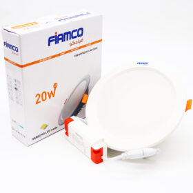 داون لايت - 20 وات - فيامكو - غاطس - دائرى - عدسة سامسونج  - متعدد الألوان